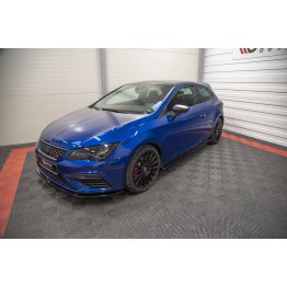 Накладки сплиттеры на пороги на Seat Leon III Cupra / FR SC